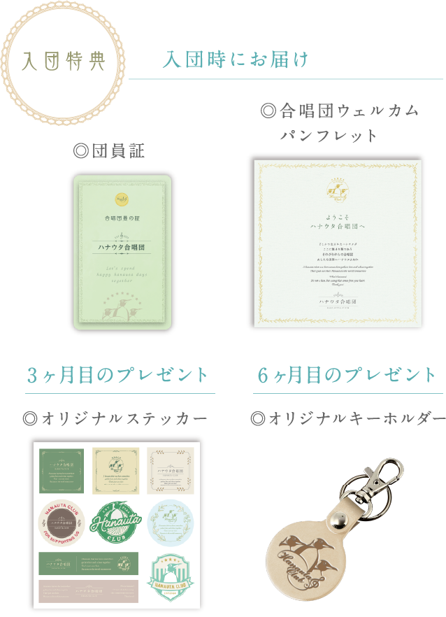 入会特典